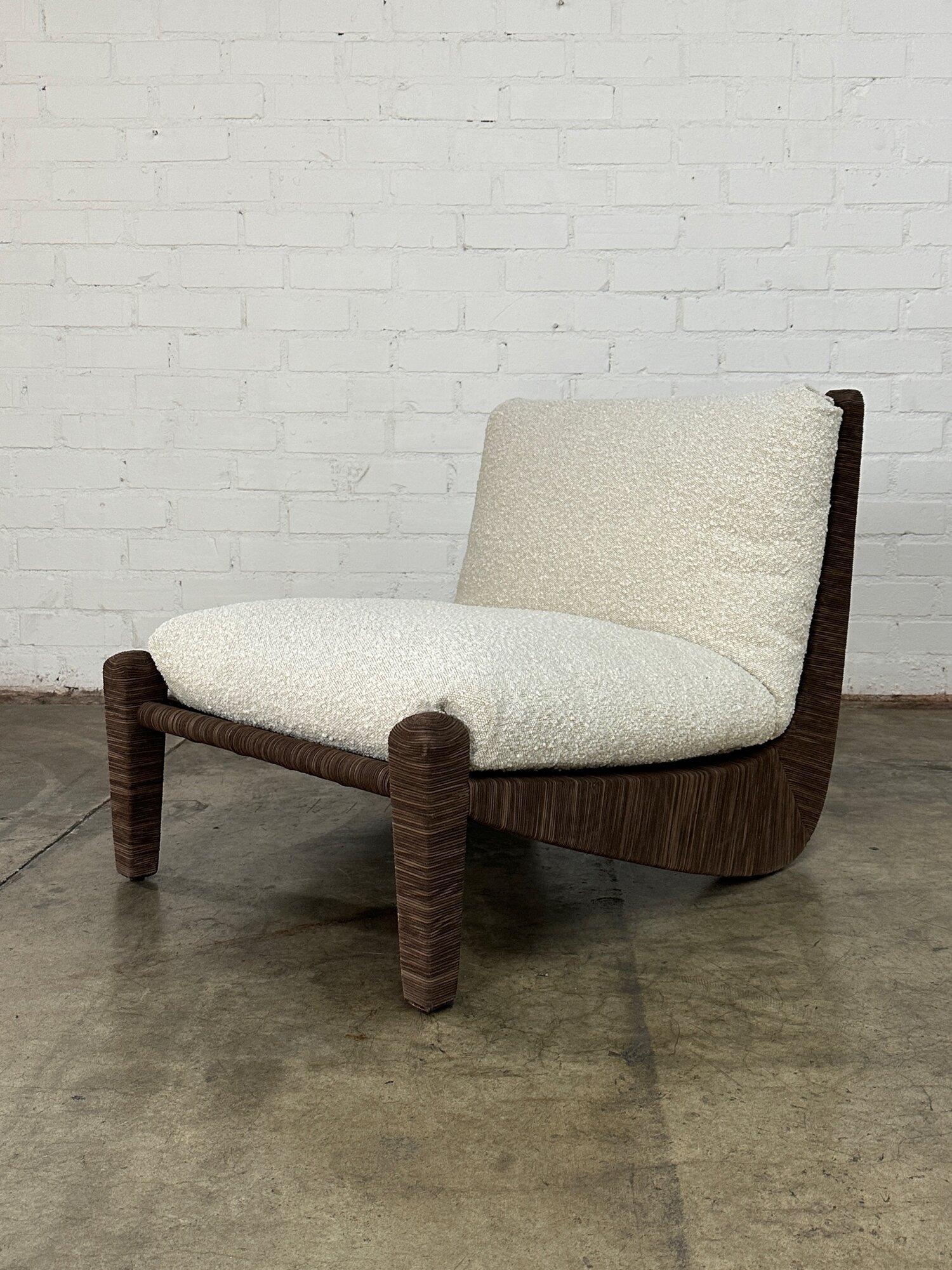 Lashed lounge chair by Baker Furniture For Sale 5