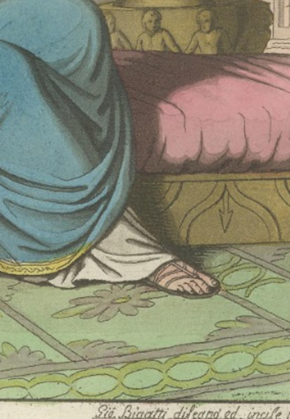 L’Asie (Asia) – Allegorical Antique Hand-Colored Print, Ferrario, Milan, 1815