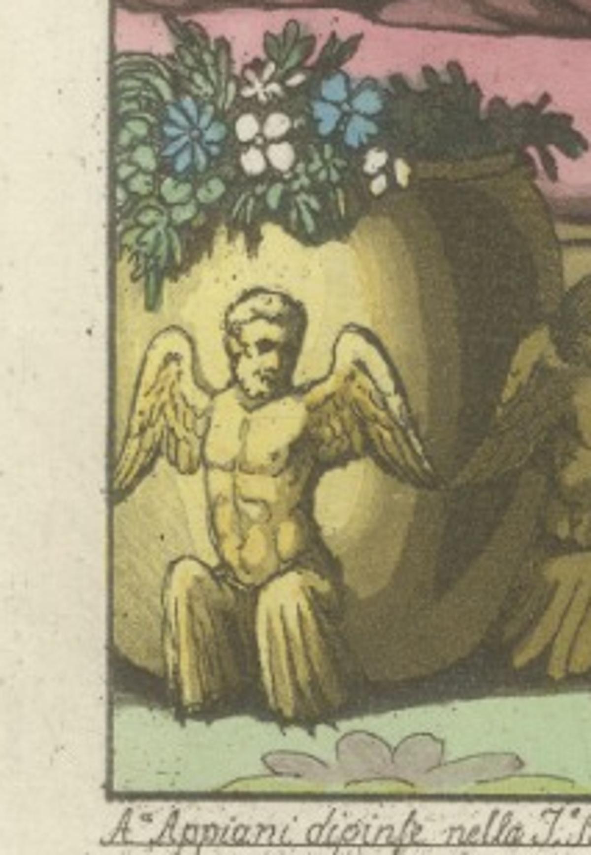 L’Asie (Asia) – Allegorical Antique Hand-Colored Print, Ferrario, Milan, 1815
