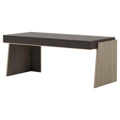 Dara Desk, Portuguese 21st Century Contemporary Wooden Desk