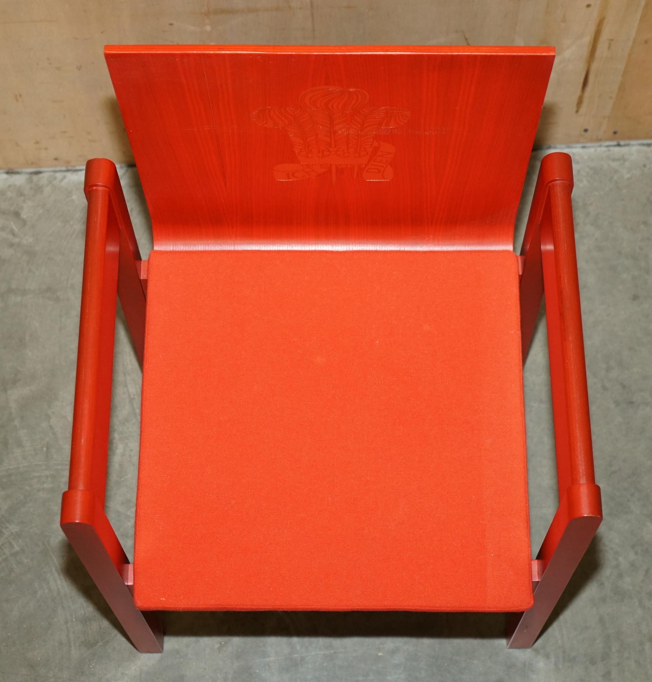 LAST OF ITS KIND BRAND NEW IN THE BOX 1969 PRINCE CHARLES INVESTITURE ARMCHAiR For Sale 10