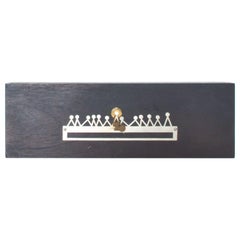 Last Supper Abstract Wall Art Modernist Plaque Emaus Benedictine Monks Mexico
