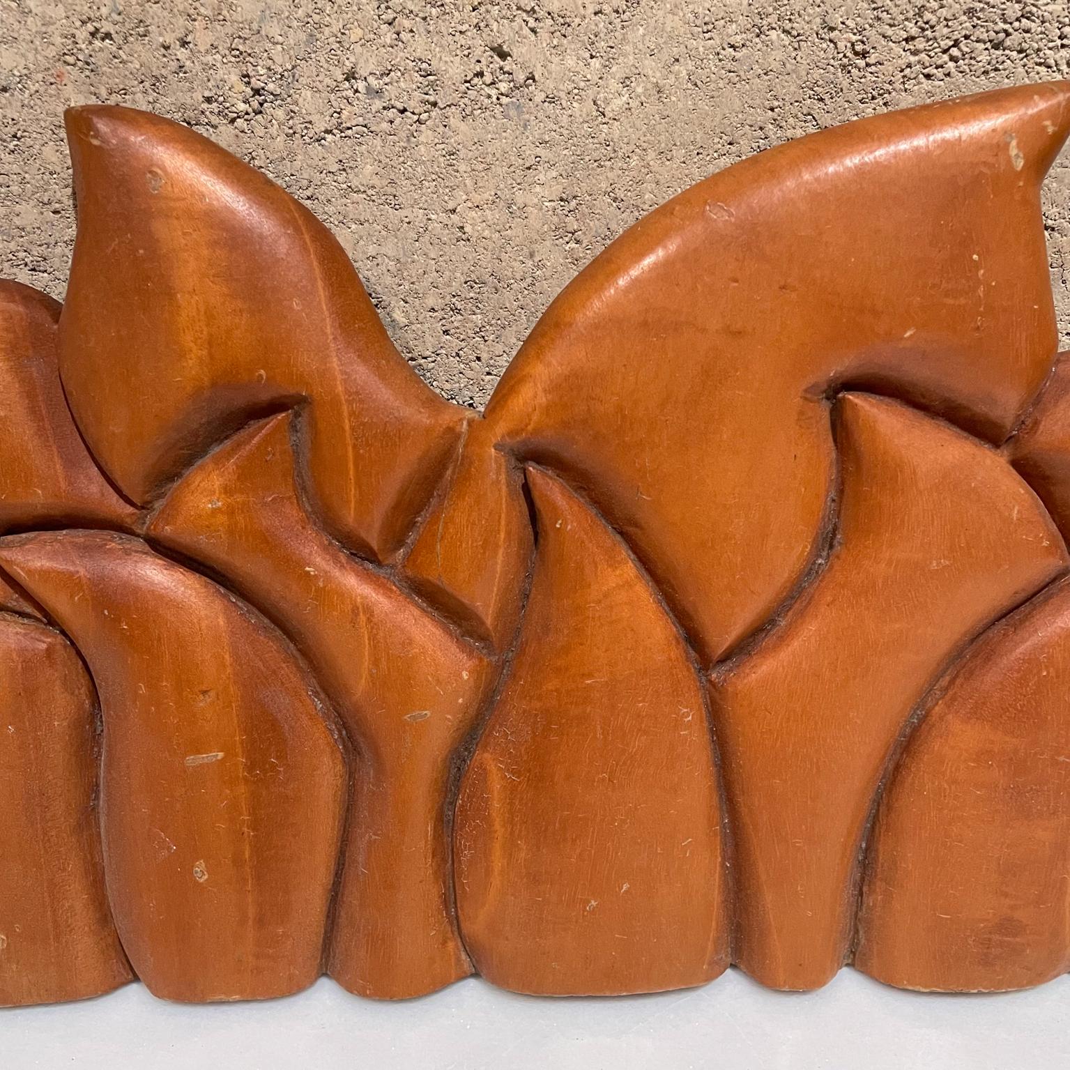 Modern 1999 Victor Rozo Last Supper Abstract Wood Sculpture Mexico DF For Sale