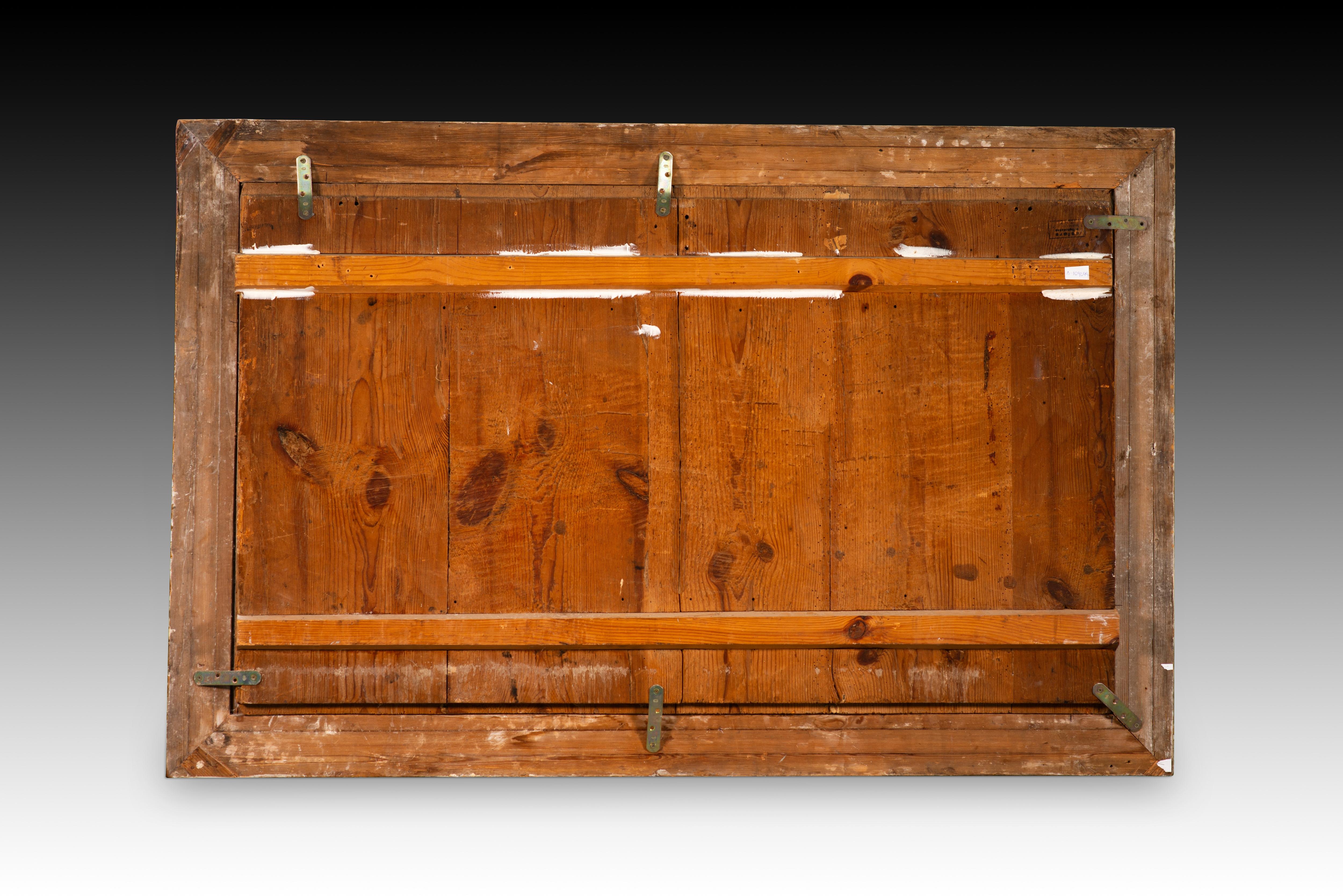 18th Century and Earlier Last Supper. Oil on panel. Castilian School, 16th century. For Sale