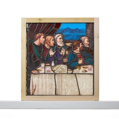 Last Supper Stained Glass Window After Leonardo Da Vinci