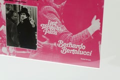 Last Tango in Paris, 1972 Vintage Movie Advertisement Art Transparency