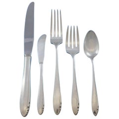 Lasting Spring by Oneida Sterling Silver Flatware Set 8 Service 46 Pieces Dinner