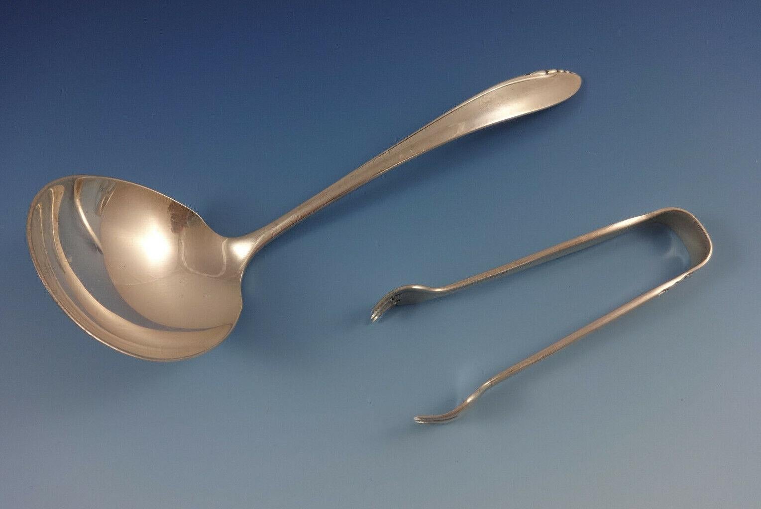 Lasting Spring by Oneida Set di posate in argento sterling per 12 persone 59 pezzi in vendita 2