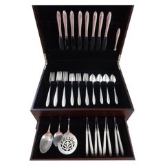 Lasting Spring by Oneida Sterling Silver Flatware Set For 8 Service 44 Pieces