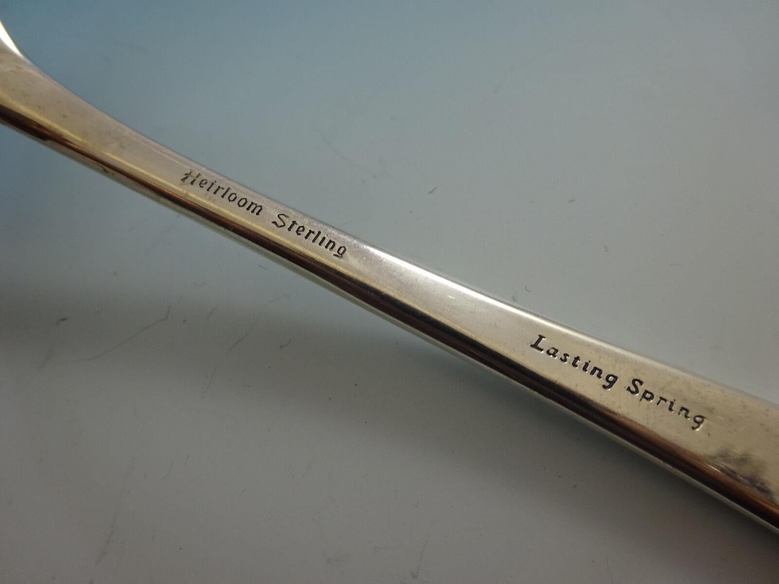 20ième siècle Service moderne de couverts en argent sterling Lasting Spring par Oneida, 32 pièces en vente