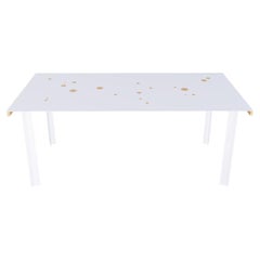 Lastra Lacquered White Dining Table