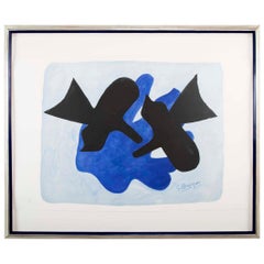"L'Astre et l'Oiseau II" (after) Georges Braque