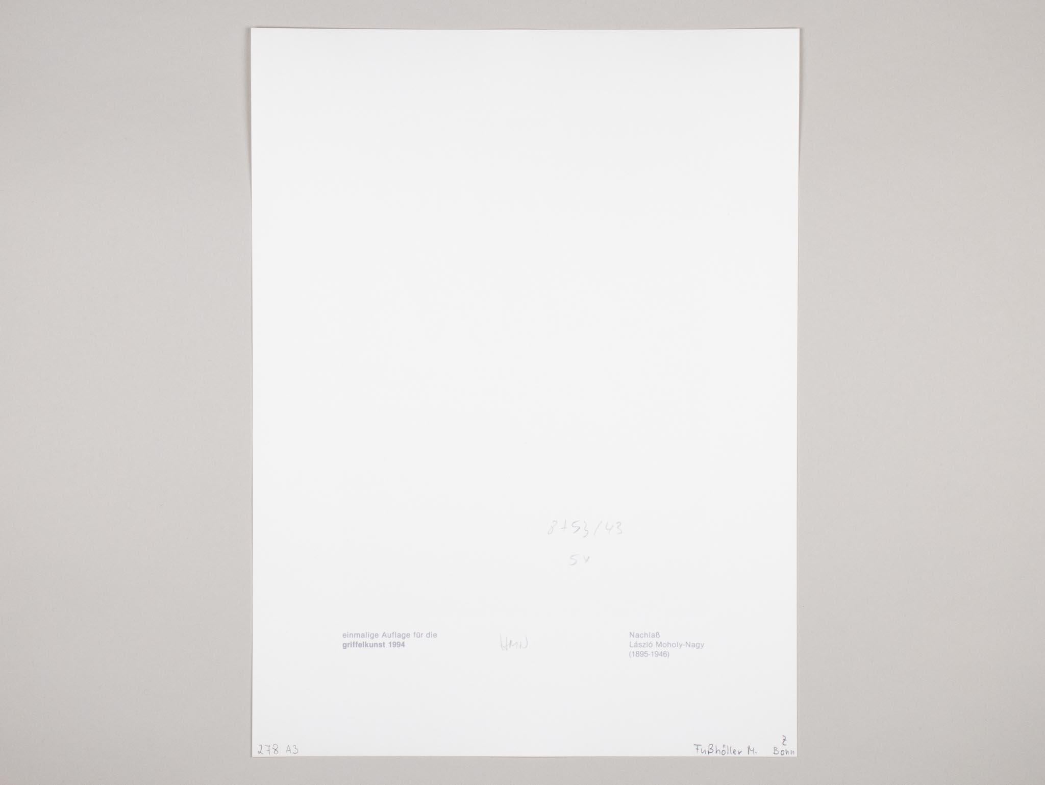 Impression gélatine argentique Berliner Funkturm signée en édition limitée, Bauhaus, 1928 5