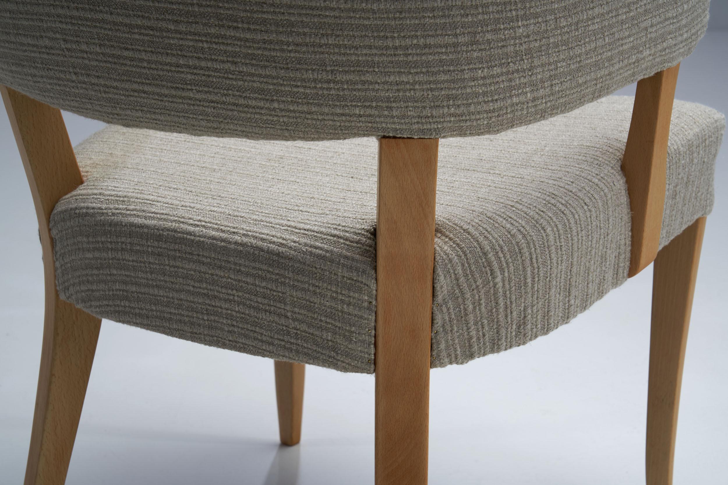 “Lata Greven” Pair of Armchairs by Carl Malmsten for AB OH Sjögren, Sweden, 1953 6