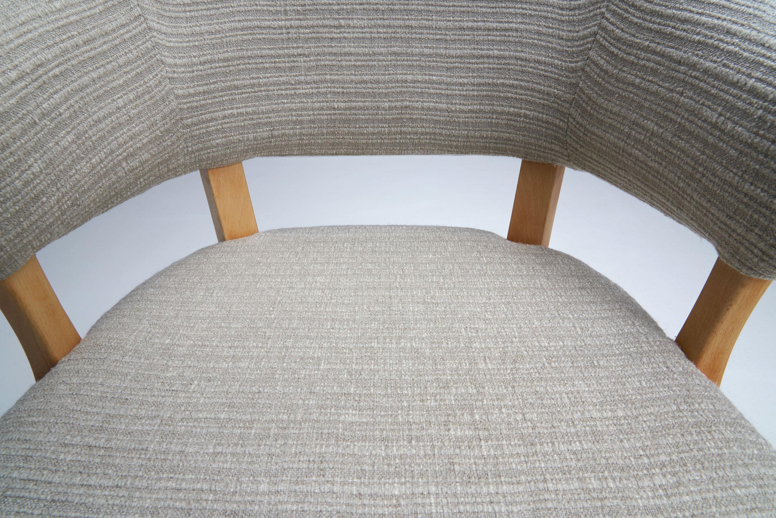 “Lata Greven” Pair of Armchairs by Carl Malmsten for AB OH Sjögren, Sweden, 1953 9
