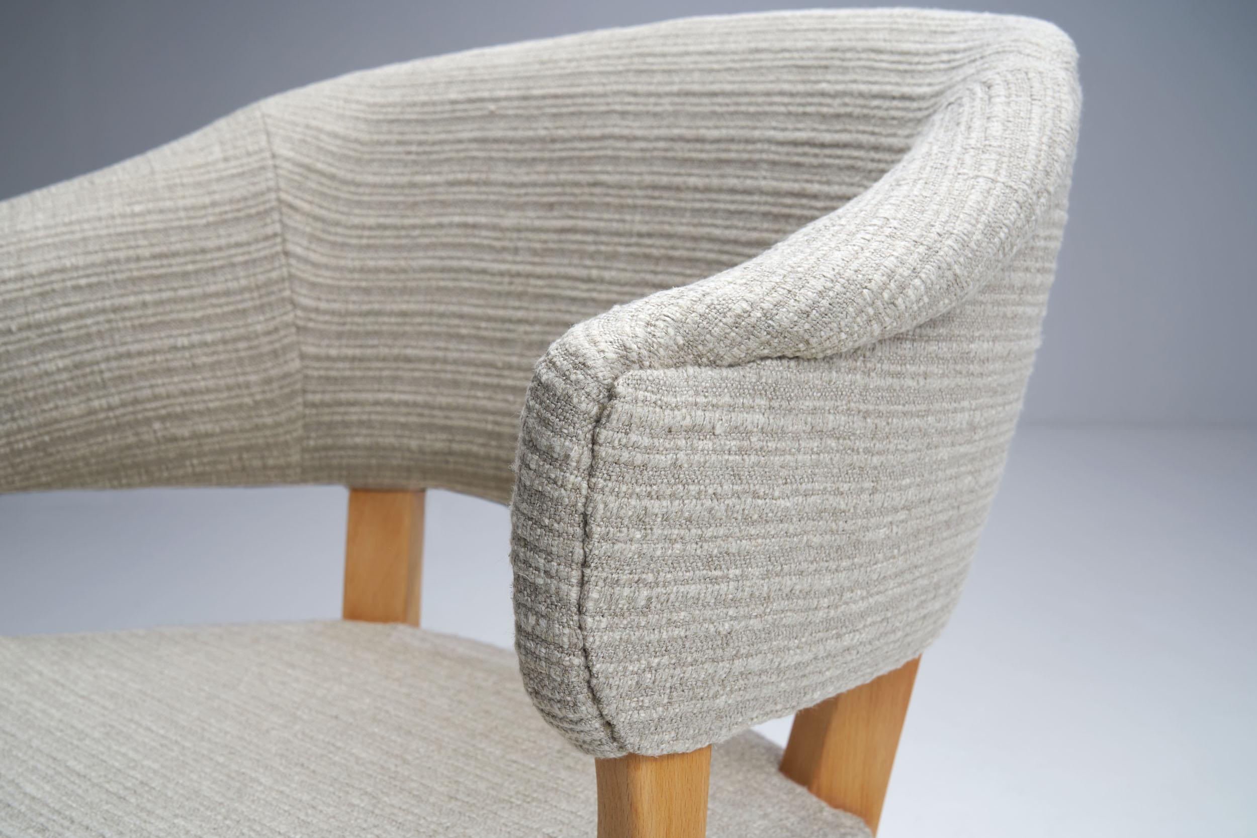 “Lata Greven” Pair of Armchairs by Carl Malmsten for AB OH Sjögren, Sweden, 1953 12