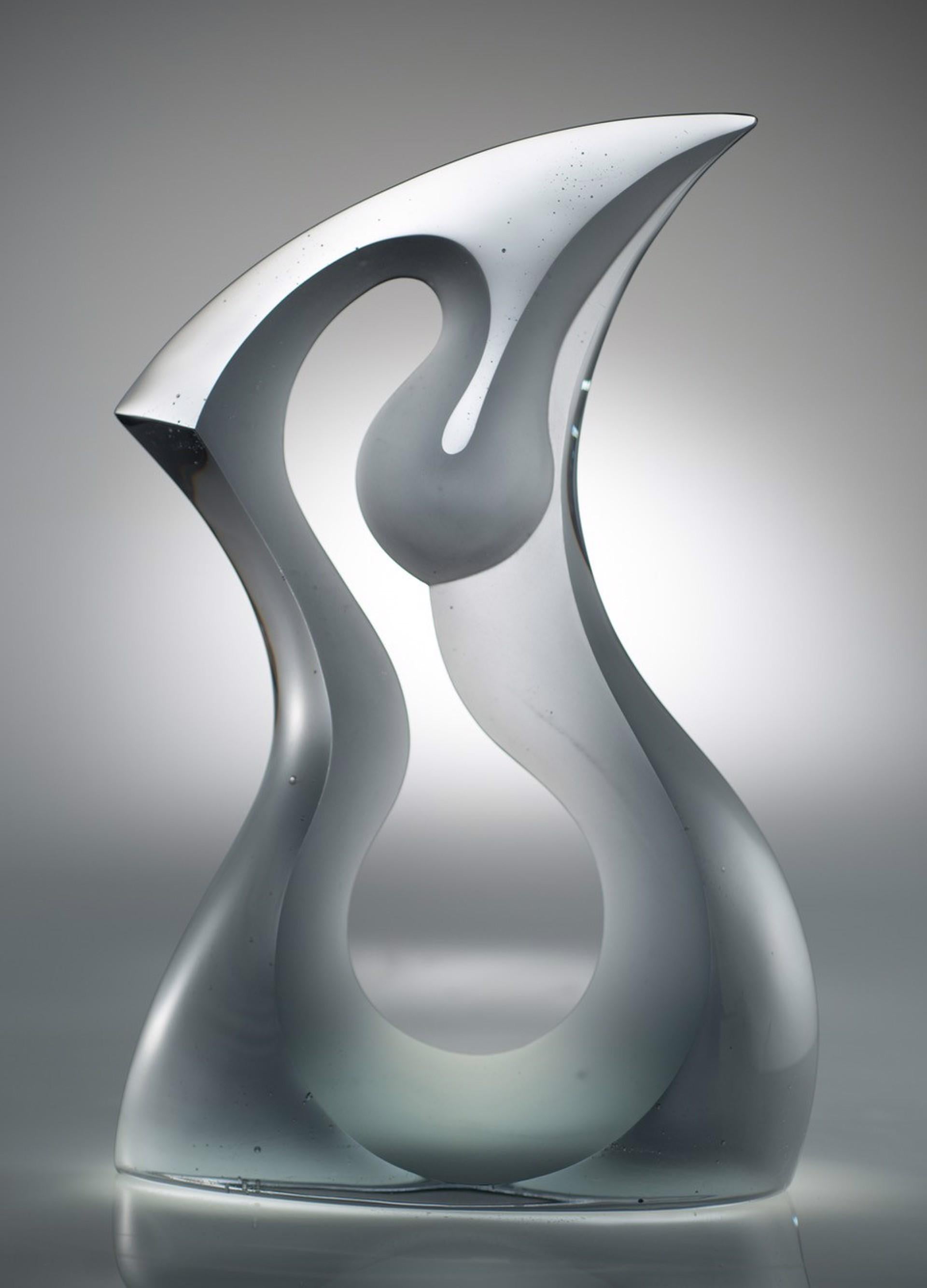 Torso XI in Gray - Sculpture by Latchezar Boydjiev