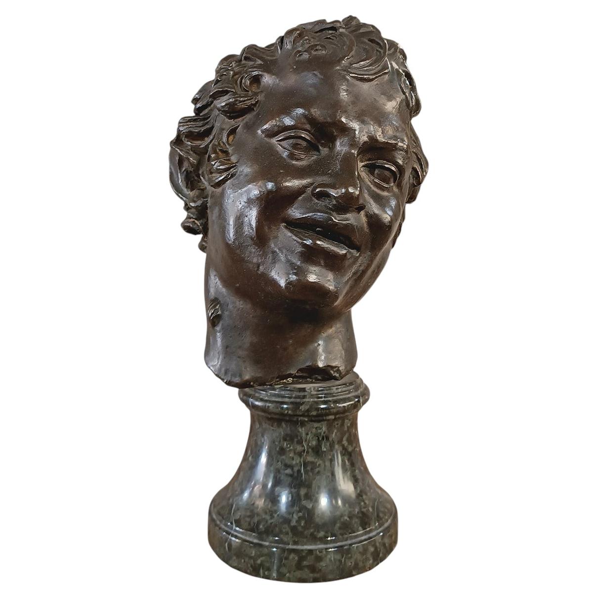 LATE 16TH-CENTURY BRONZE SATYR SCULPTURE For Sale