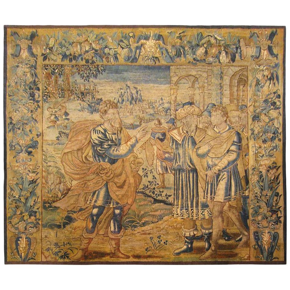 Late 16th Century Flemish Historical Tapestry For Sale at 1stdibs