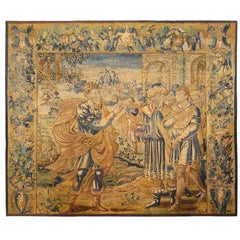 Late 16th Century Flemish Historical Tapestry, with the Roman General Scipio