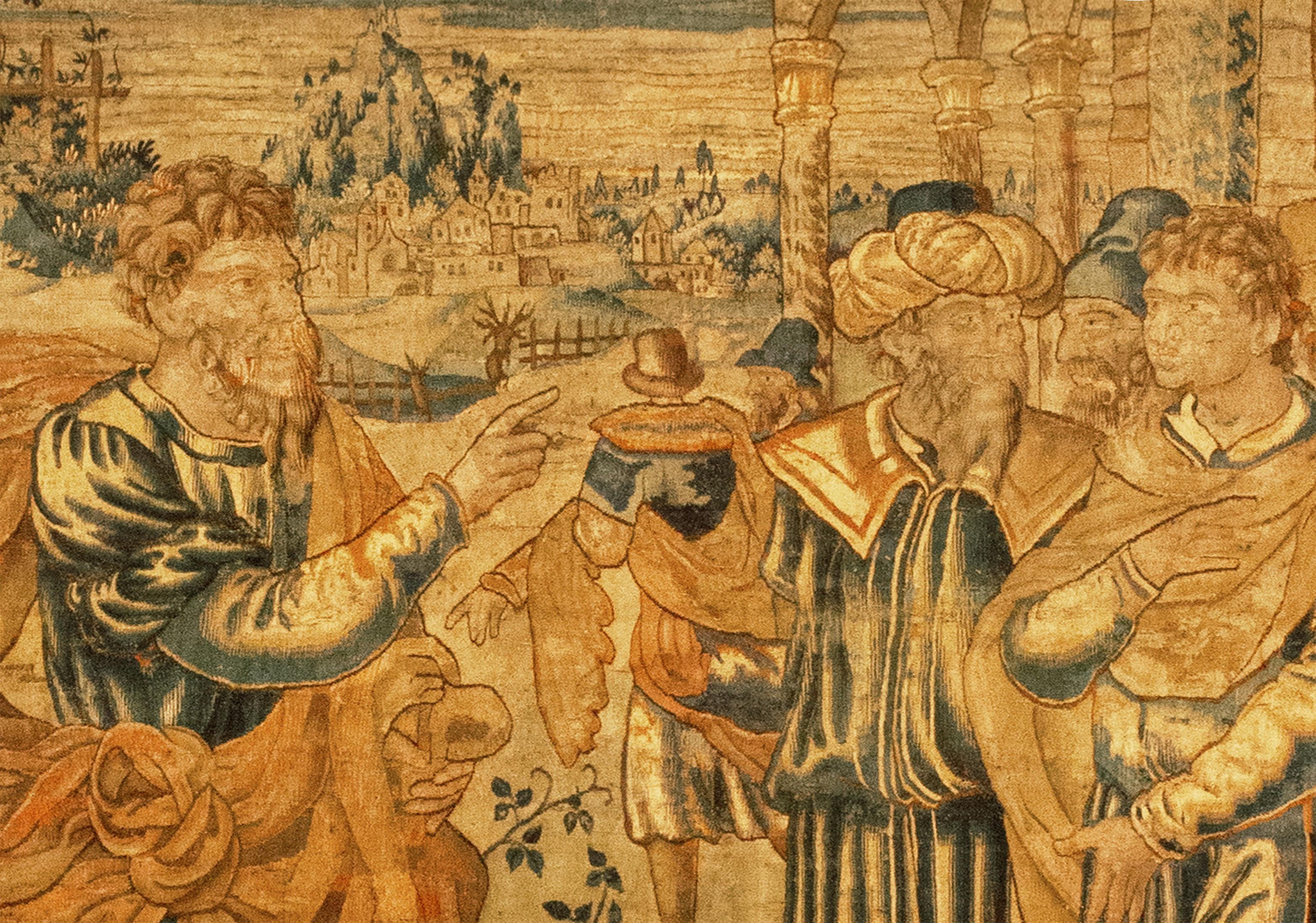 Européen Tapisserie historique flamande de la fin du XVIe siècle, avec le général romain Scipion en vente