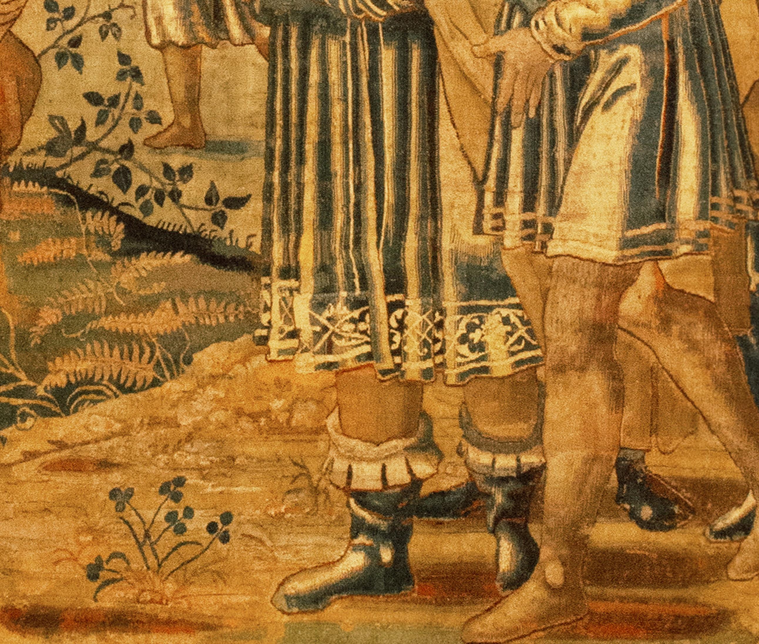 XVIIIe siècle et antérieur Tapisserie historique flamande de la fin du XVIe siècle, avec le général romain Scipion en vente