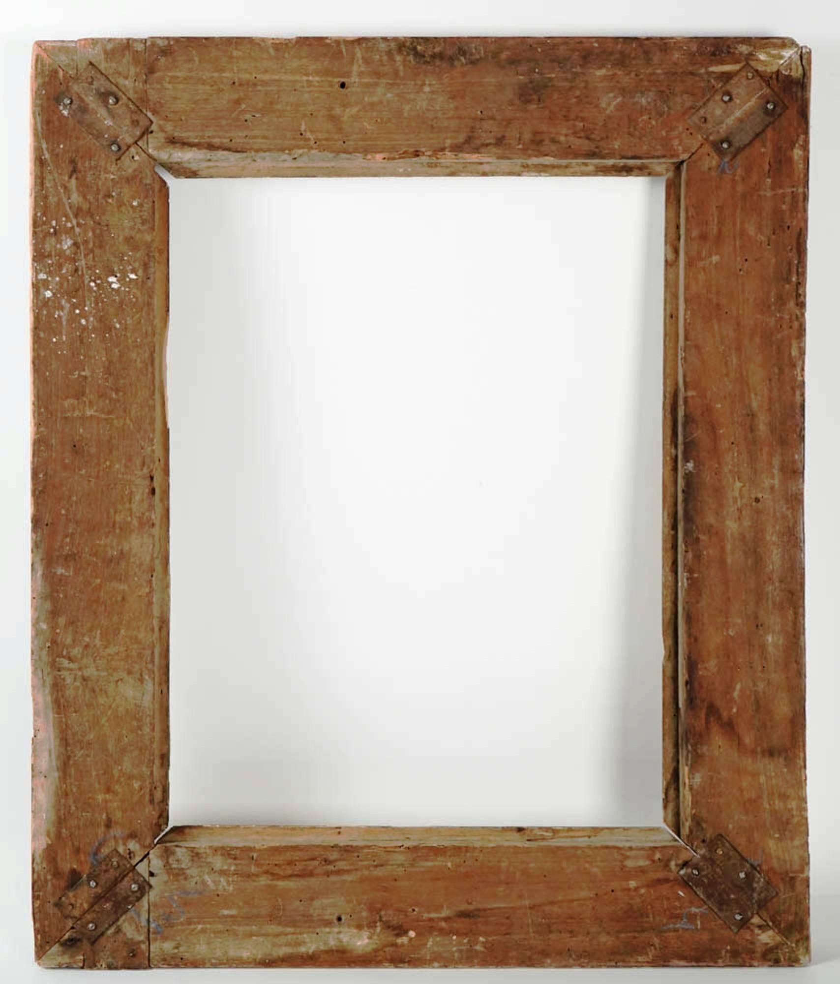 Late 16th Century Frame Mounted as Mirror, Carved Giltwood, Italy, 1580s In Excellent Condition In Saint-Ouen, FR