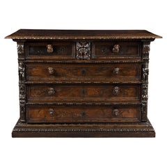 Antique Late 16th Century Genoan Bambocci Chest of Drawers