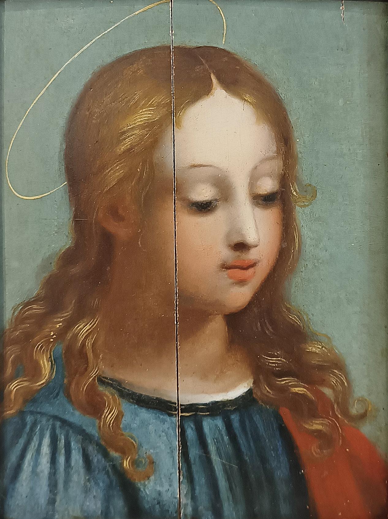 Renaissance LATE 16th CENTURY PAIR OF OIL PAINTINGS ON WOODEN PANELS For Sale