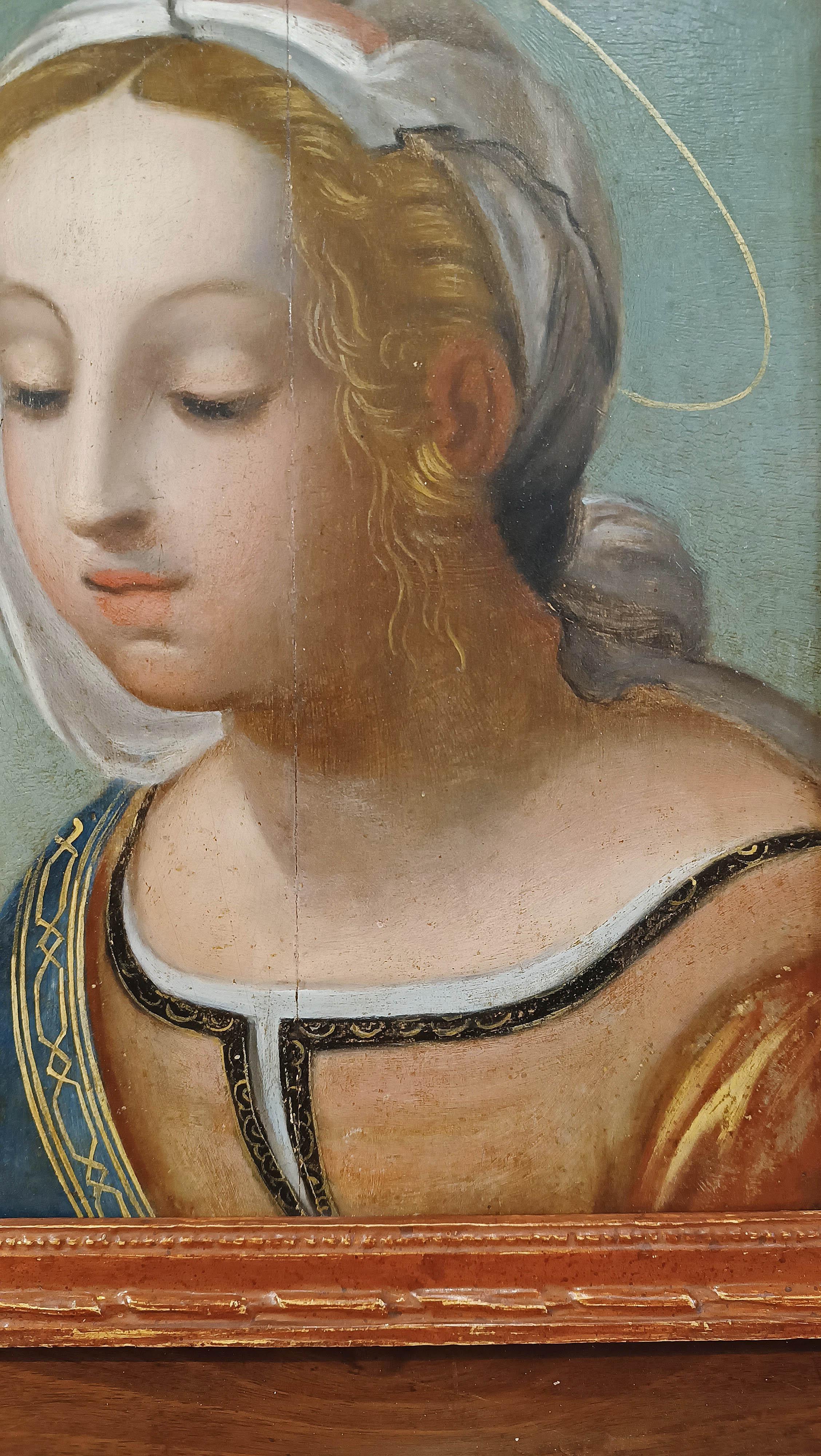 Wood LATE 16th CENTURY PAIR OF OIL PAINTINGS ON WOODEN PANELS For Sale