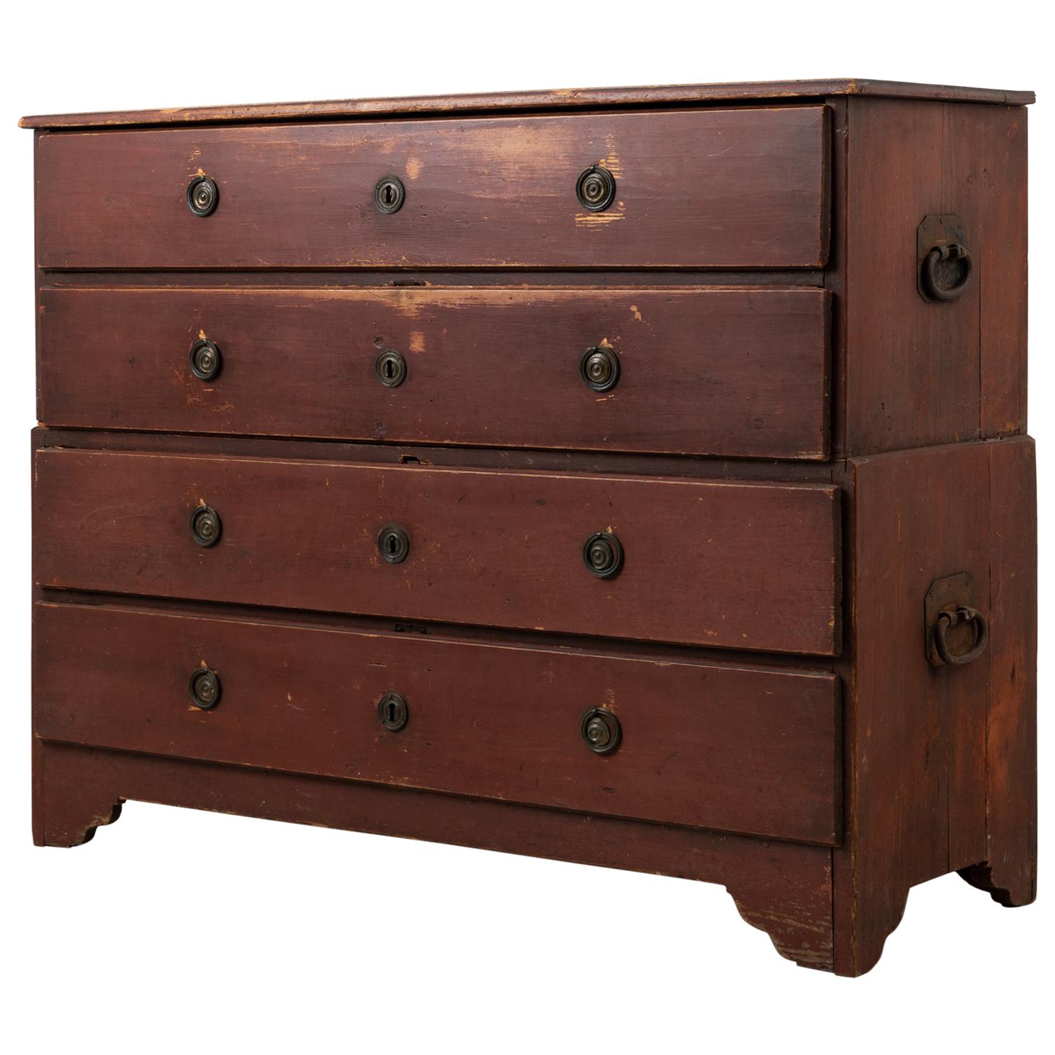 Late 1700s Swedish Neoclassical Chest of Drawers For Sale