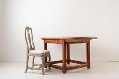 Late 1700s Swedish Rustic Baroque Centre Table