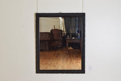 Miroir néerlandais de la fin du XVIIe siècle en ébène et en ébène taillé en Ripple