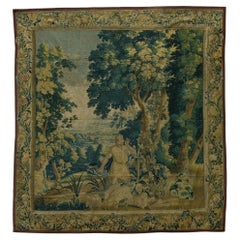 Late 17th Century Antique Brussels Tapestry 8'10" X 9'7"
