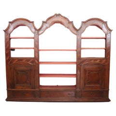 Late 17th Century Antique Walnut Large Bookcase