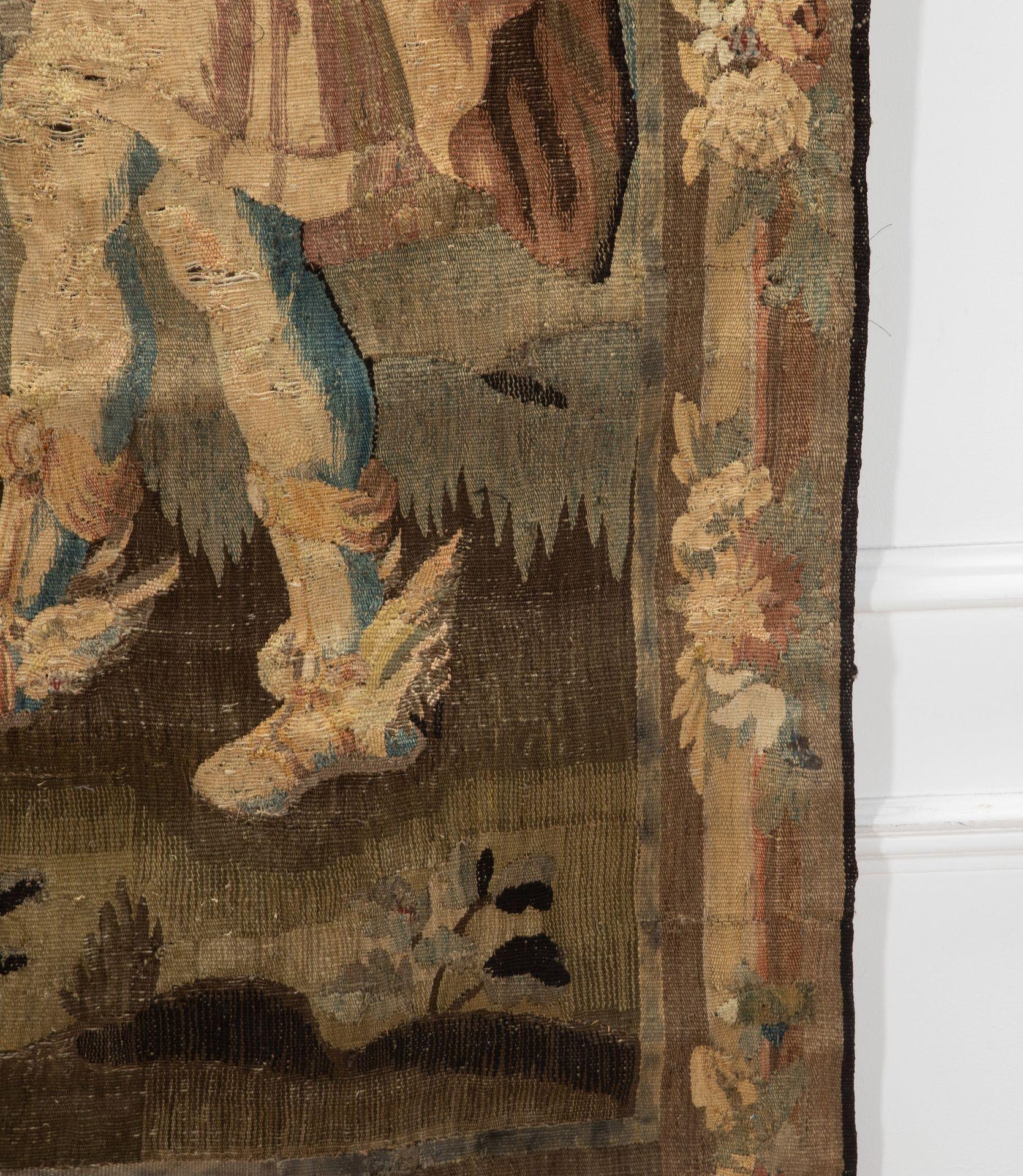 Late 17th Century Aubusson Tapestry Depicting Mercury In Good Condition For Sale In Gloucestershire, GB