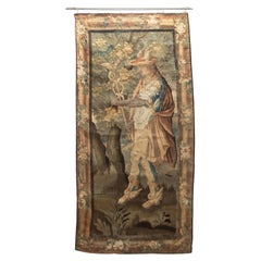 Tapisserie d'Aubusson de la fin du XVIIe siècle représentant Mercure