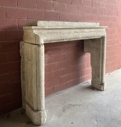Late 17th century bolection stone fireplace chimneypiece
