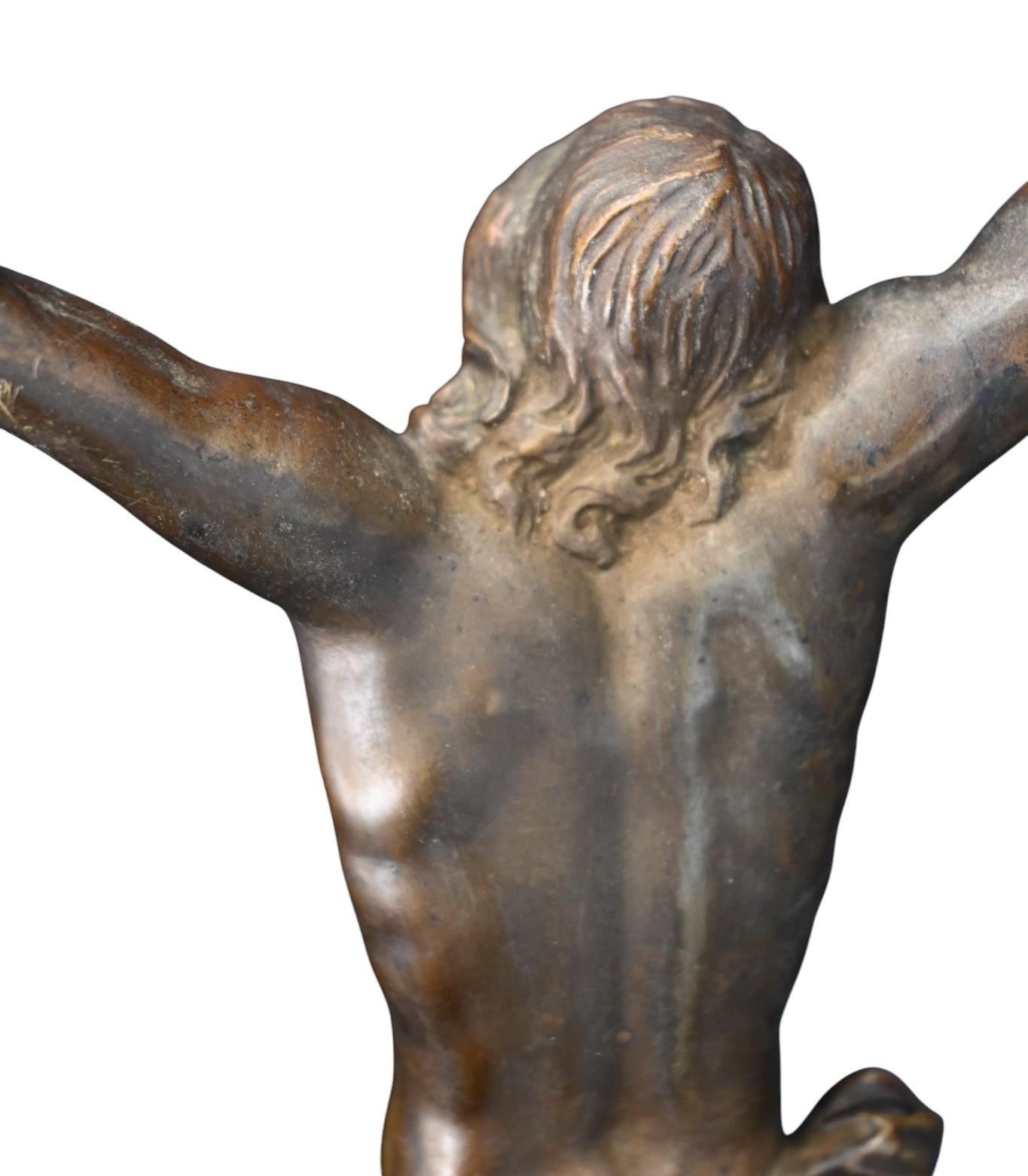 Corpus Christi en bronze de la fin du XVIIe siècle, période baroque en vente 2