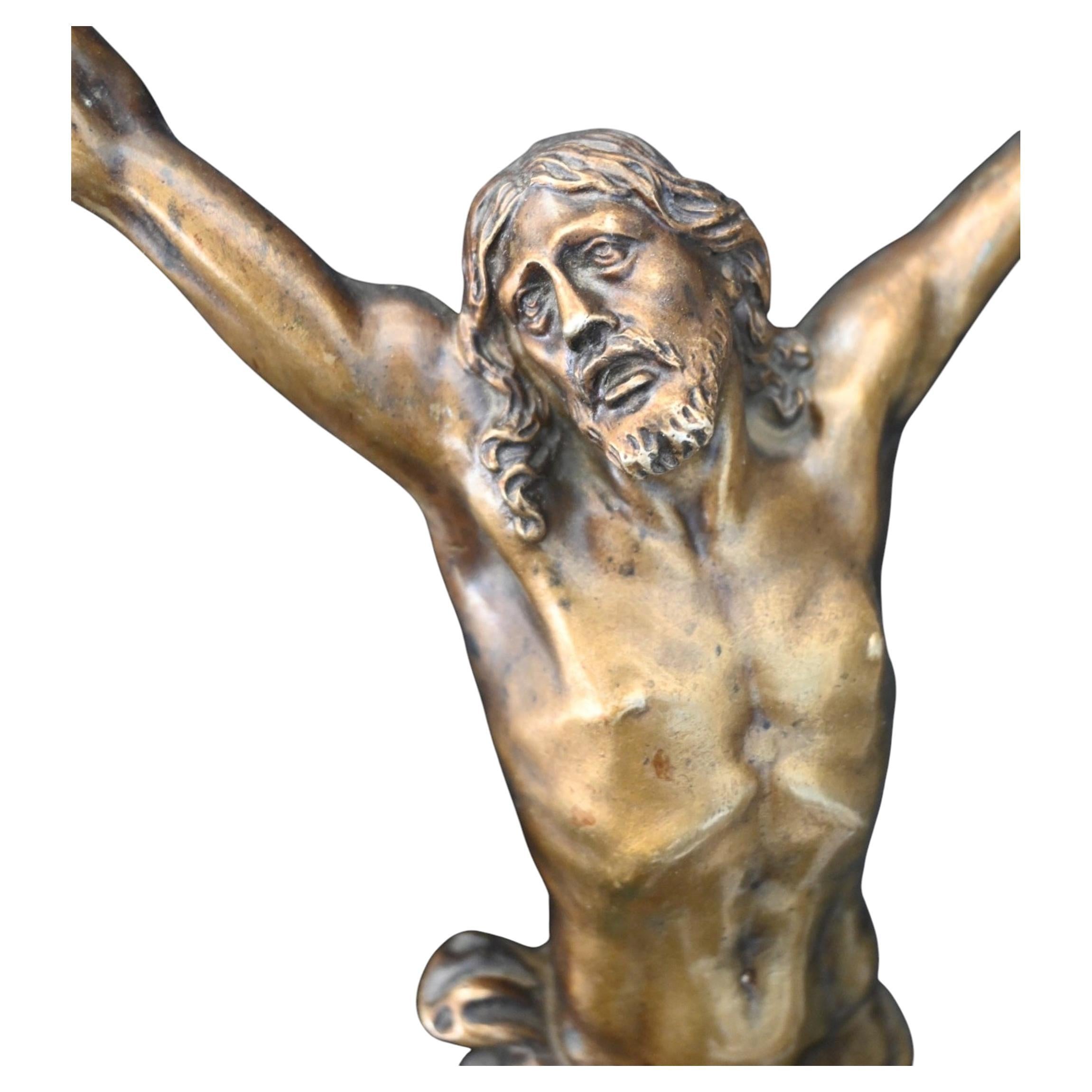 Corpus Christi en bronze de la fin du XVIIe siècle, période baroque en vente