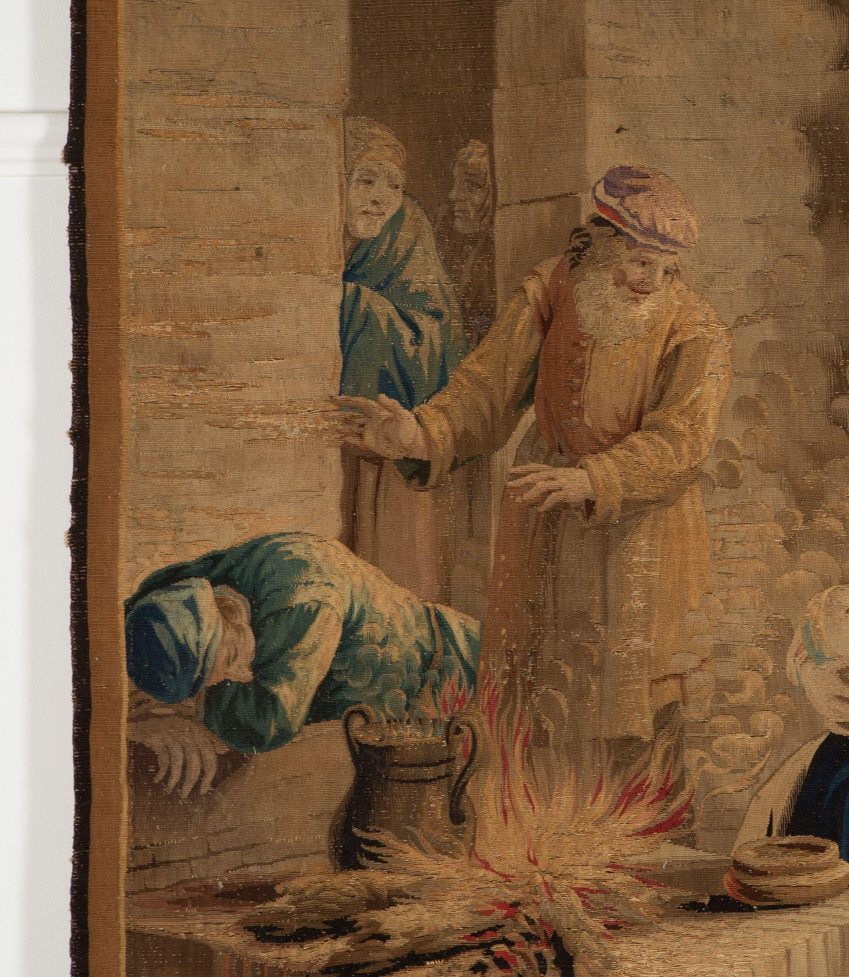 XVIIIe siècle et antérieur Tapisserie de Bruxelles de la fin du XVIIe siècle d'après Teniers en vente