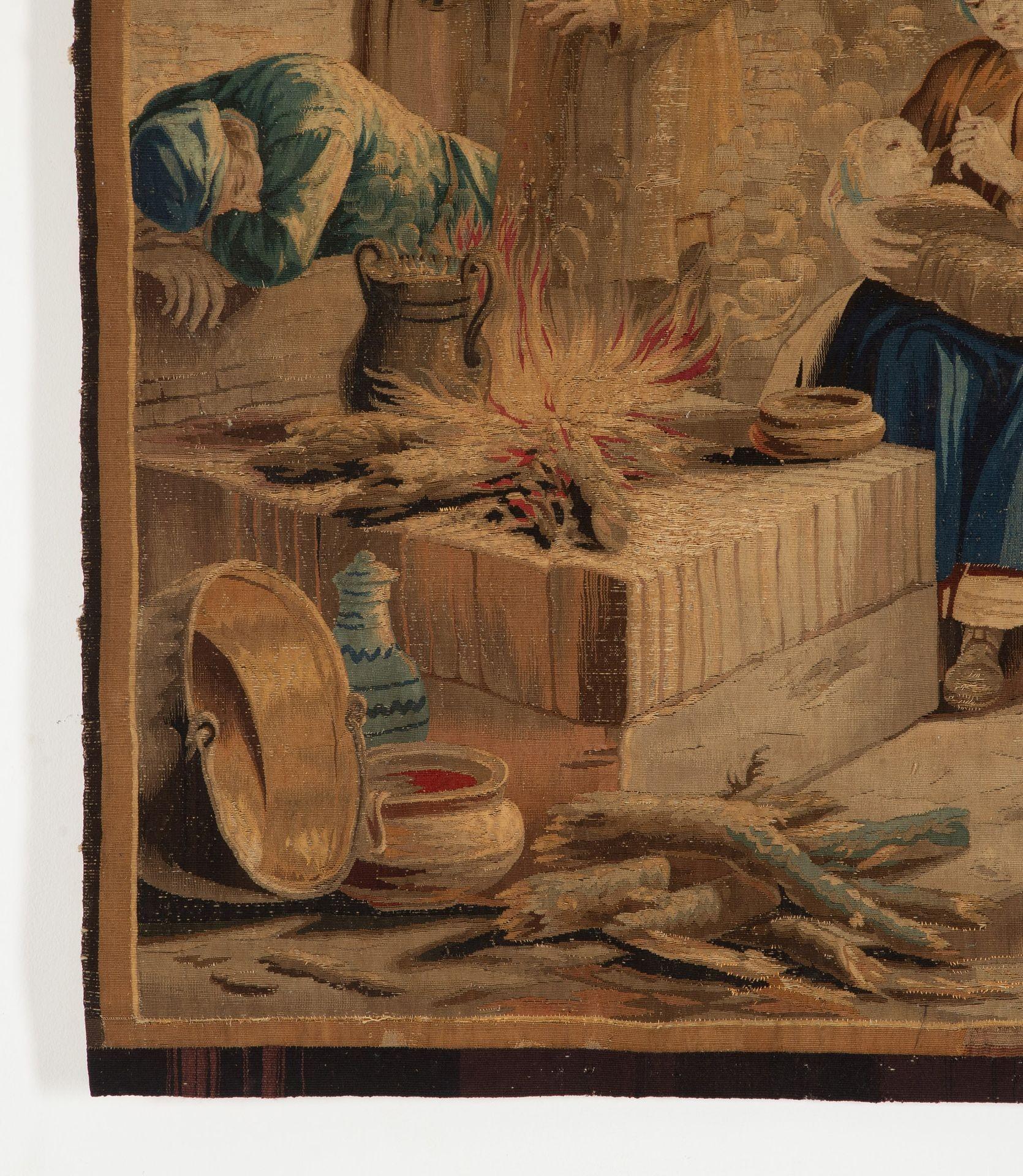 Tapisserie de Bruxelles de la fin du XVIIe siècle d'après Teniers en vente 2