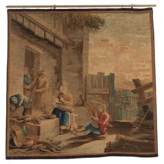Late 17th Century Brussels Tapestry after Teniers