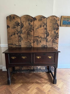 Late 17th century dresser base incorporating earlier pieces