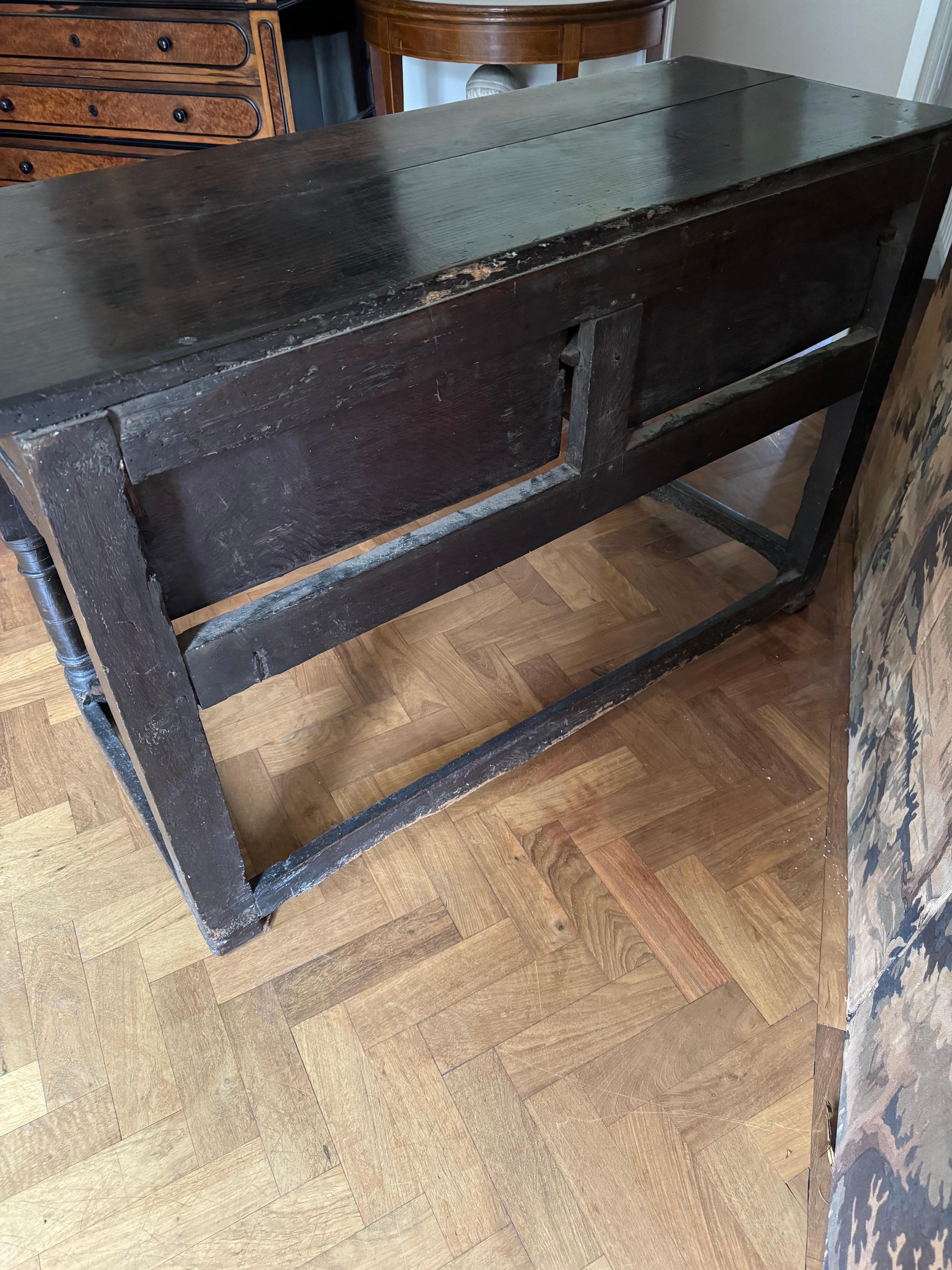 William IV Late 17th century dresser base incorporating earlier pieces For Sale