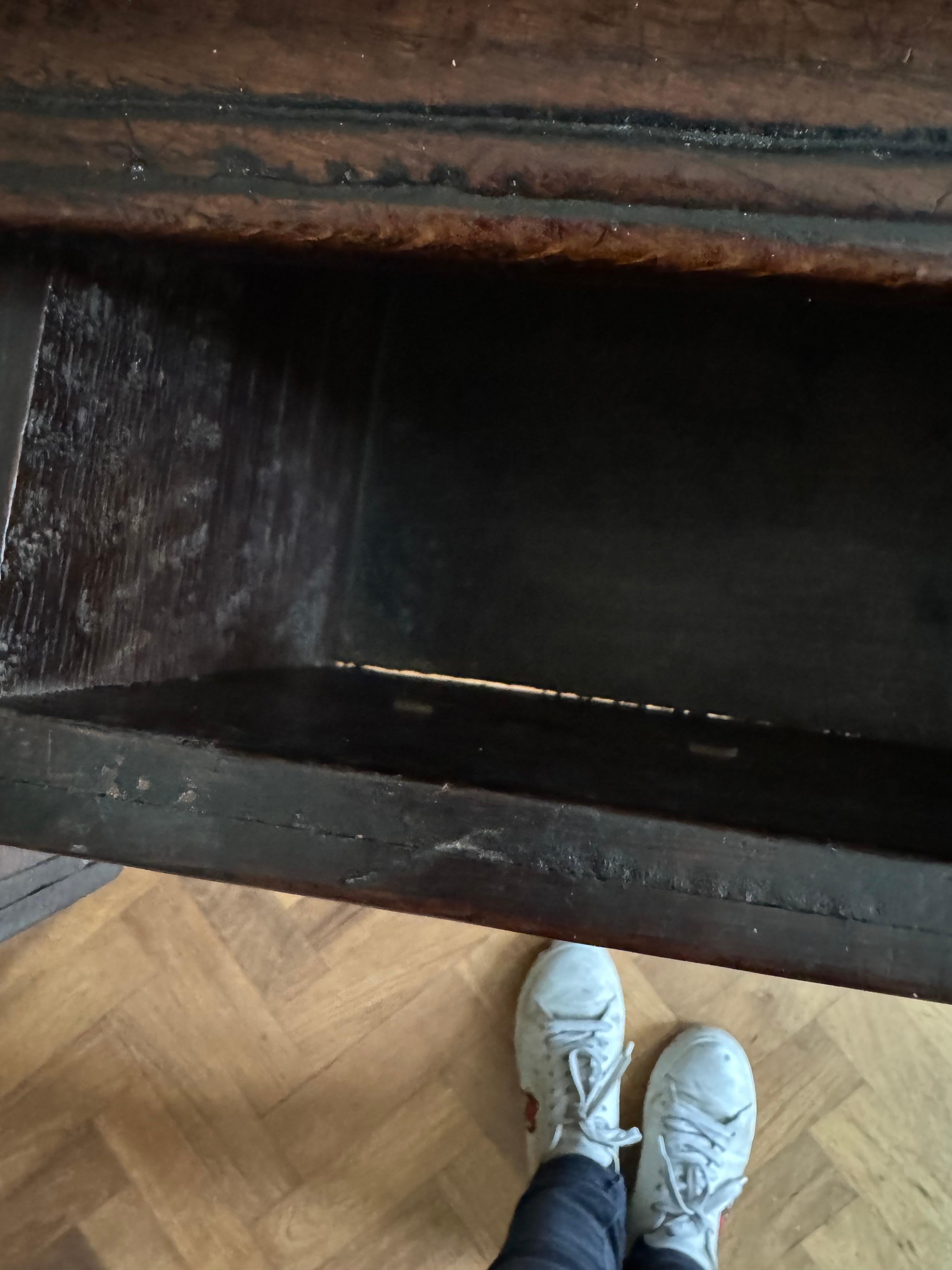 18th Century and Earlier Late 17th century dresser base incorporating earlier pieces For Sale