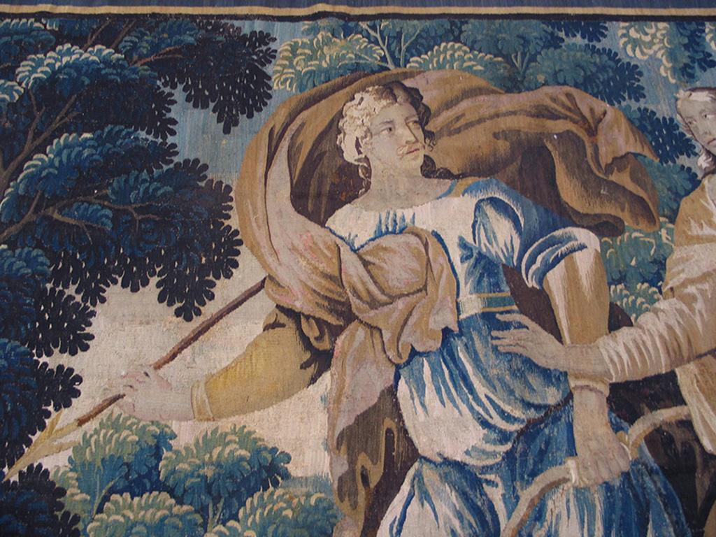 Biblischer Wandteppich aus dem späten 17. Jahrhundert in Flemish ( 7'8
