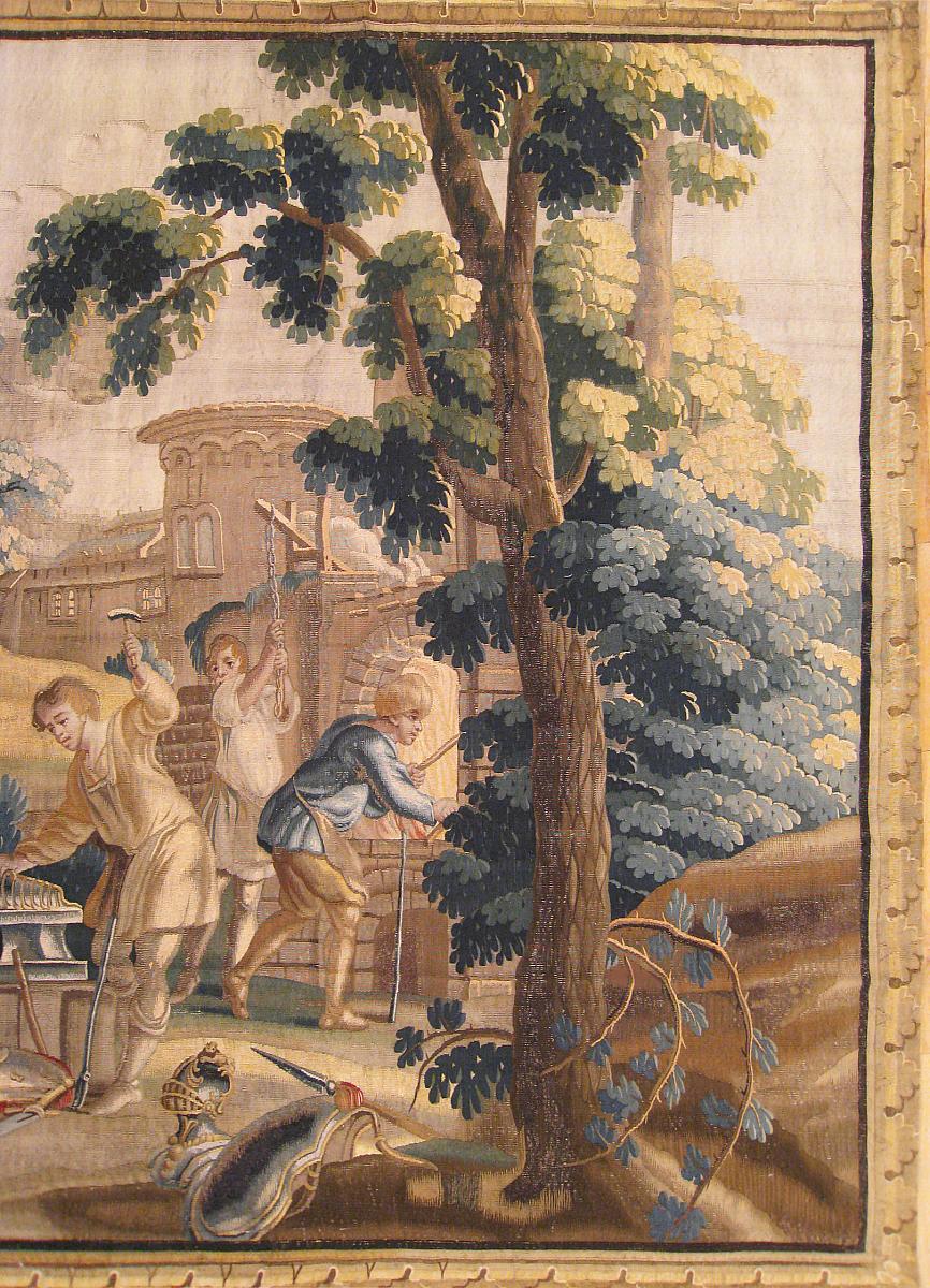 Tapisserie mythologique flamande de la fin du XVIIe siècle Bon état - En vente à New York, NY