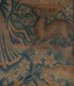 Late 17th Century Flemish Needlepoint in a Wooden Frame