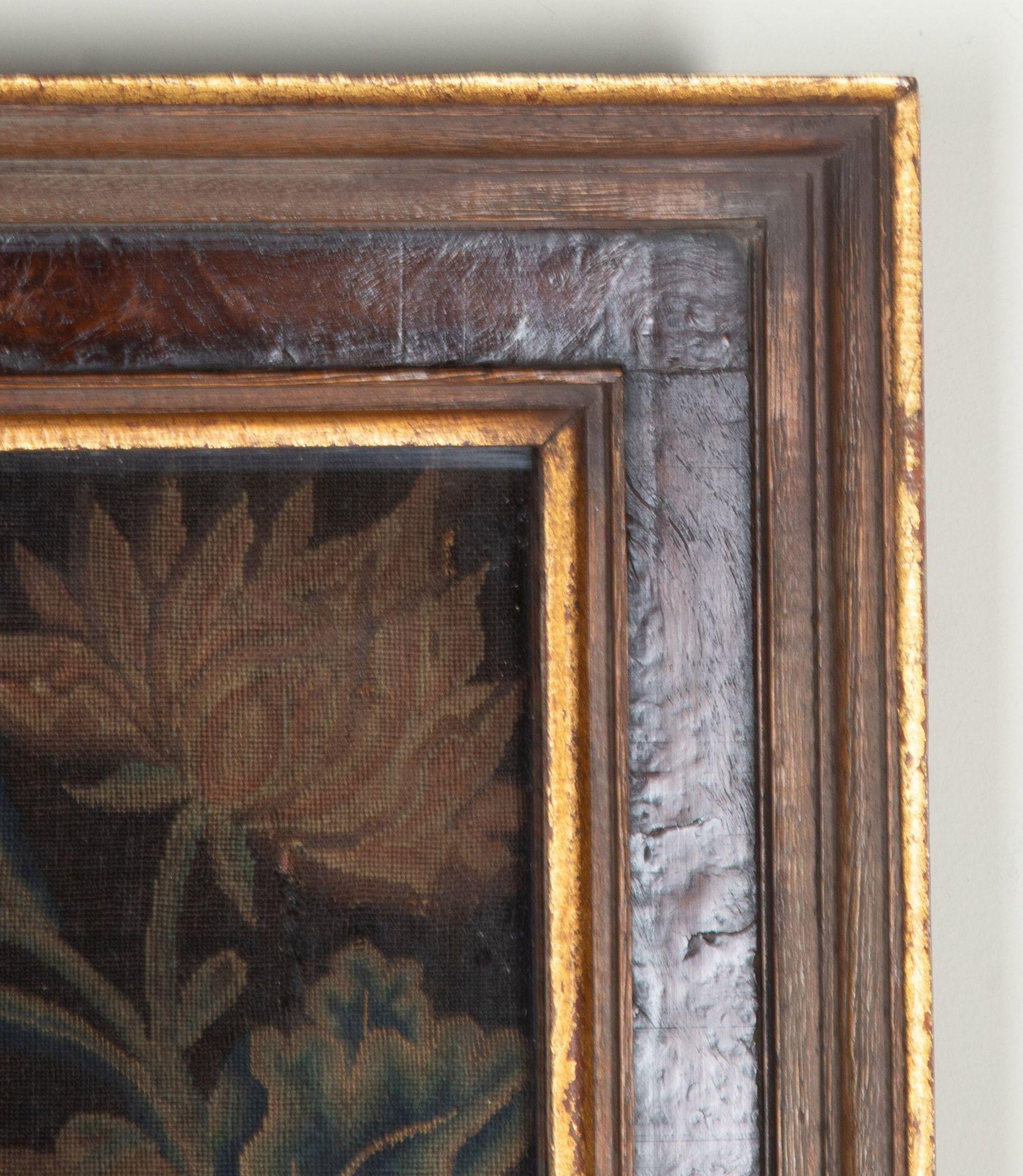 Tapisserie à l'aiguille Pointe à l'aiguille flamande de la fin du XVIIe siècle dans un cadre en bois en vente